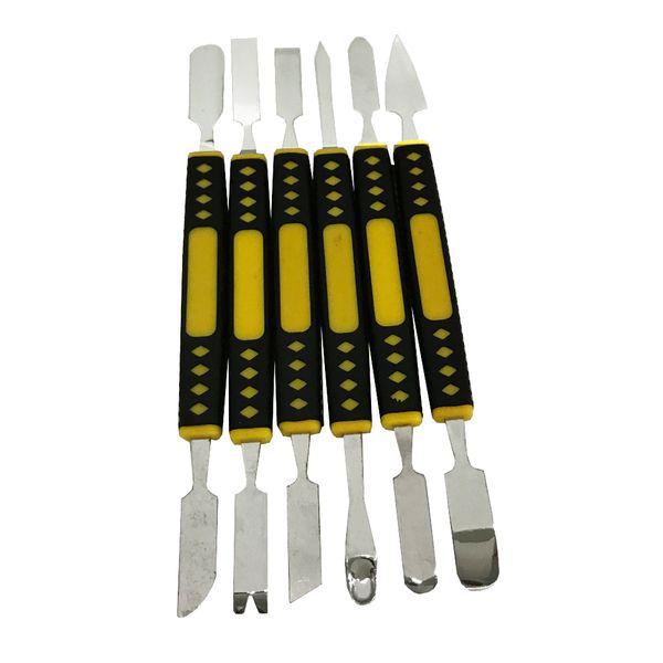 6 in 1 Dual Ends Metal Pry Spudger Opening Tools for Phone Tablet