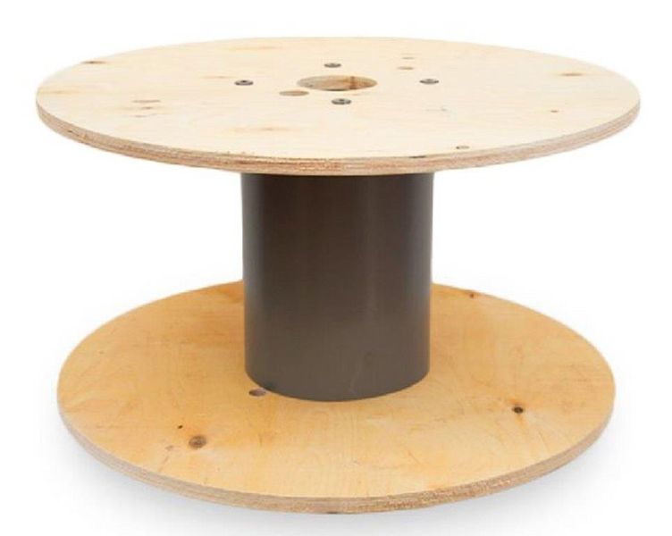 Empty Plywood Cable Drum