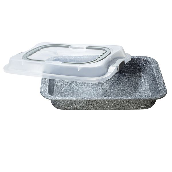Berlinger Haus 36cm Marble Coating Baking Tray with Lid - My Marble Pastry