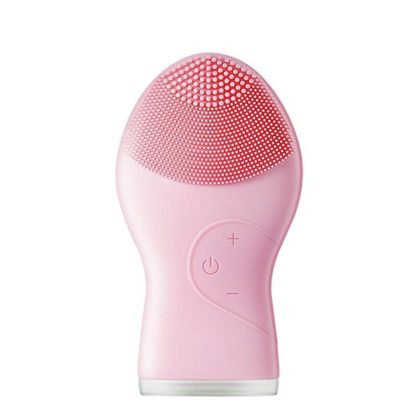 Electric Facial Cleansing Brush Deep Face Cleaning Massager Pink