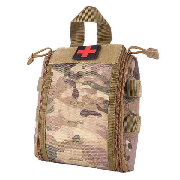 Tactical IFAK Medical Molle Pouch - CP Camo