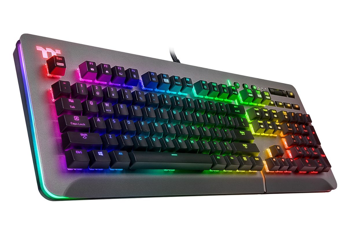 Thermaltake Level 20 RGB Titanium Gaming Keyboard (Speed Silver) Shop
