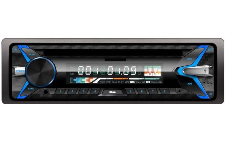 Car FM Radio with CD Player and Remote Control