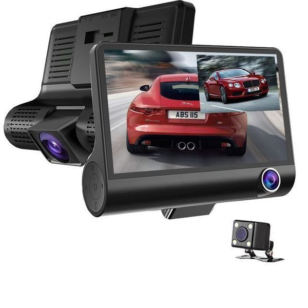 Nevenoe HD Car Dash Camera with 3 Way Camera