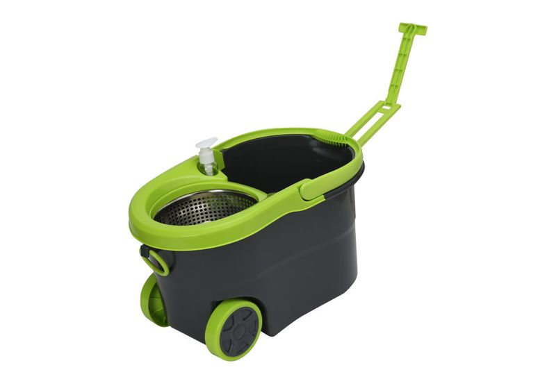 iSpin Mop with Bucket on Wheels 360 Degree Rotation - 11.8L