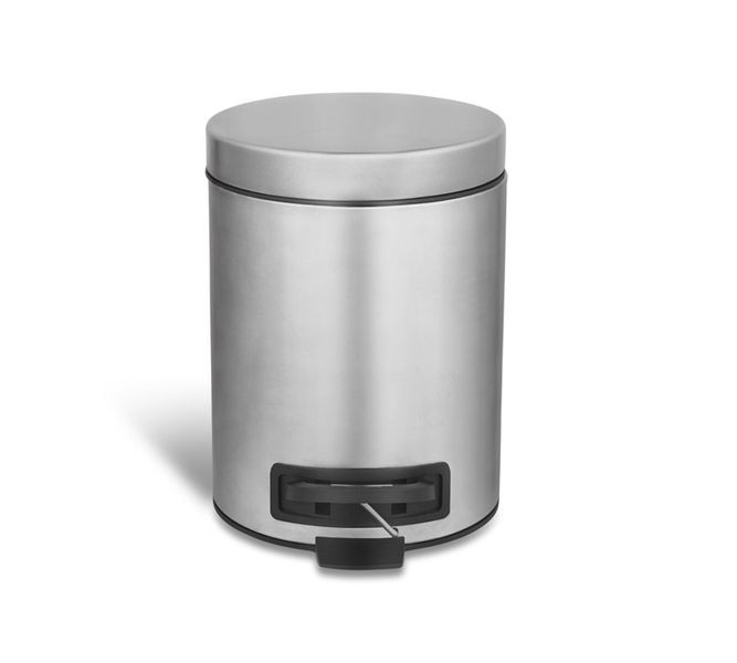 NineStars Step-On Stainless Steel Trash Can - 5L
