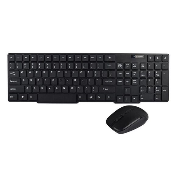 Nevenoe Wireless Keyboard &amp; Mouse Set - Black