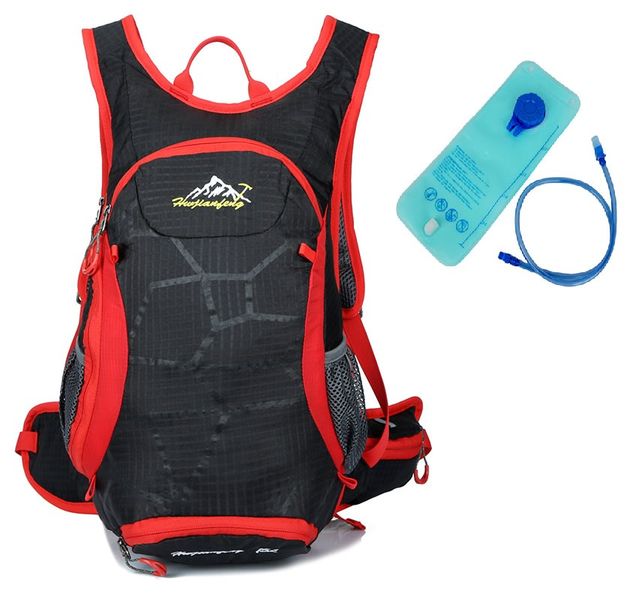Hydration Backpack Bag &amp; 2L Water Bag for Cycling - Black