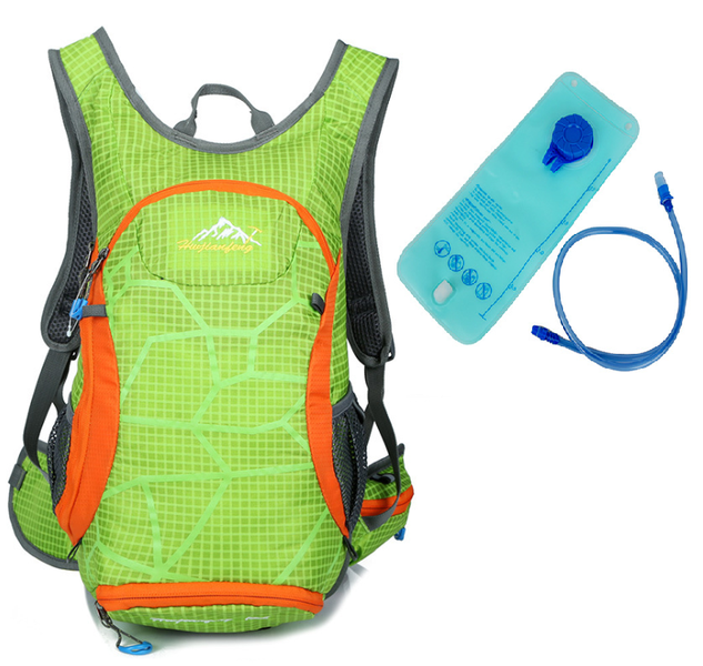 Hydration Backpack Bag &amp; 2L Water Bag for Cycling - Black