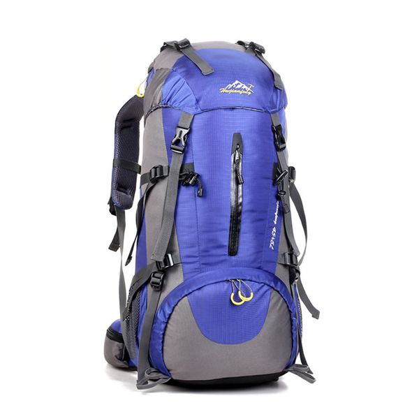 Garmanna 50L Mountain Hiking Camping Backpack Bag - Navy Blue