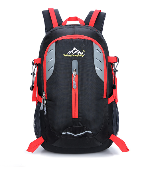Waterproof Hiking Mountain Camping Sport Outdoor Backpack - Full Black