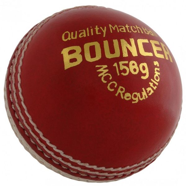 IXU Bouncer Cricket Ball - 2 Piece 156g R &amp; W