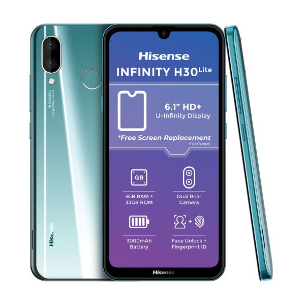 Hisense Infinity H30Lite 32GB Single Sim - Ice Blue