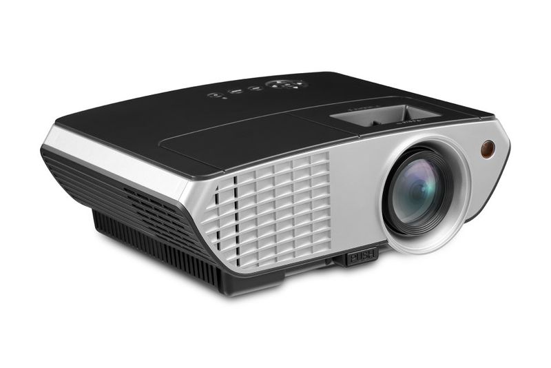IronCladHome Theater LED Projector - 2000 Lumens - 5 inch LCD Display