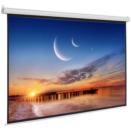 100 inch Electronic Motorized Projector Screen With Remote Control - 4:3 Image