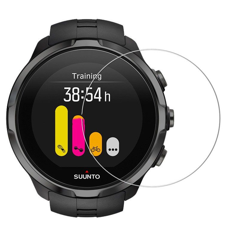 Pellicola In Vetro Temperato Per Suunto 9 Baro – Protezione Schermo 9H Anti-Graffio, Anti-Impronta, Installazione Facile