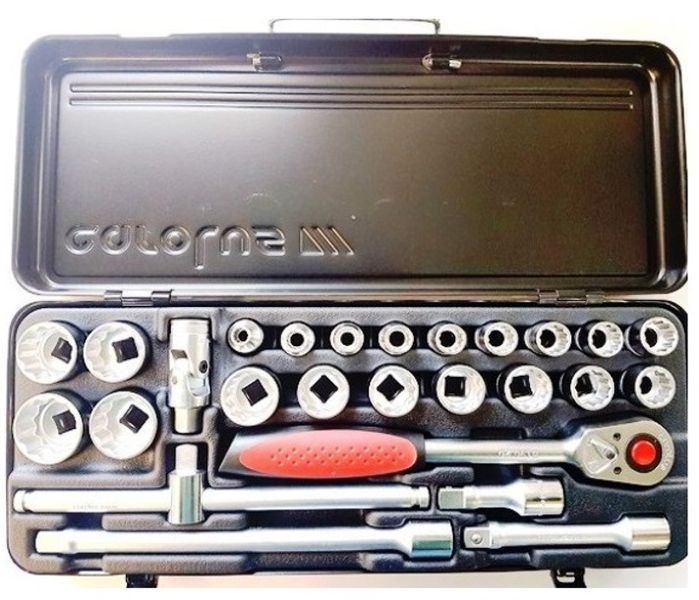 Carolus (BY Gedore) 1/2" Socket Set in Metal Casing- 26 Piece