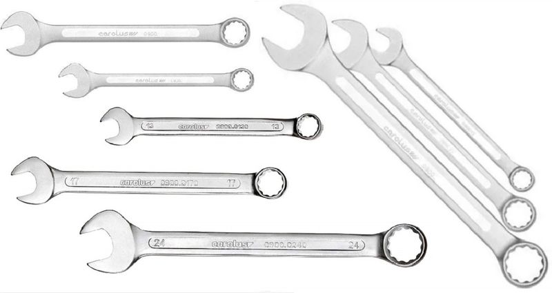 Carolus (by Gedore) Combination Spanner Set - 8 Piece (10 - 24mm)