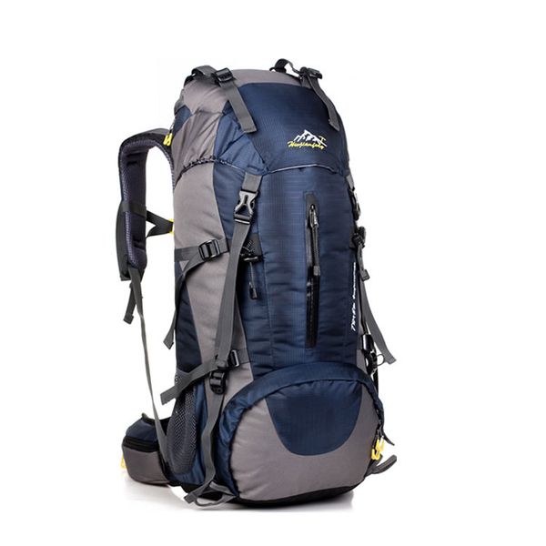 Garmanna 50L Mountain Hiking Camping Backpack Bag - Navy Blue