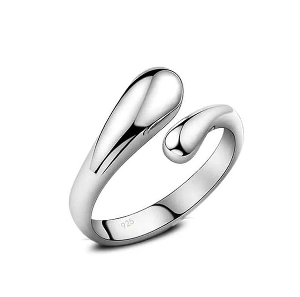 925 Sterling-Silver Open Adjustable Ring Minimalist Wedding Gift Valentine