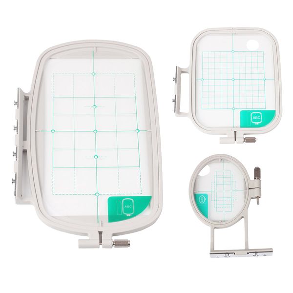 Embroidery Machine Hoops Set for Brother Machines - Set of 3