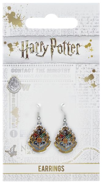 Harry Potter - Hogwarts Crest Earrings (Parallel Import)