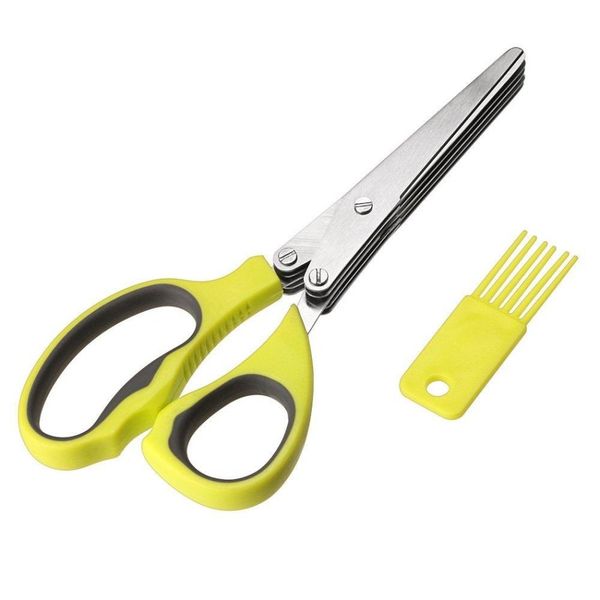 5 Blade Stainless Steel Herb Scissors