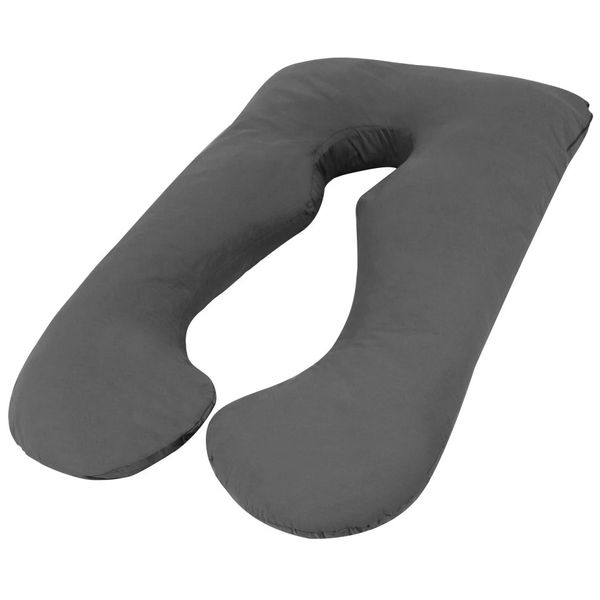 Hazlo Snuggle Full Body U Shape Pregnancy Pillow - Grey