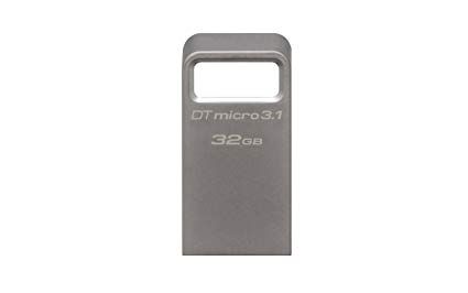 Kingston DataTraveler Micro 3.1 32GB Flashdrive - Silver