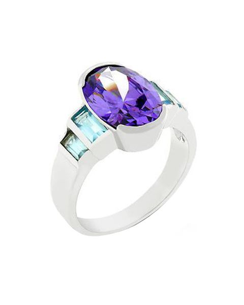 Miss Jewels-Simulated Amethyst Costume Ring