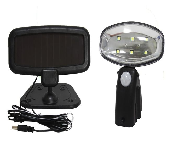 Solar LED Outdoor Wall Garden Flood Light With Motion Sensor