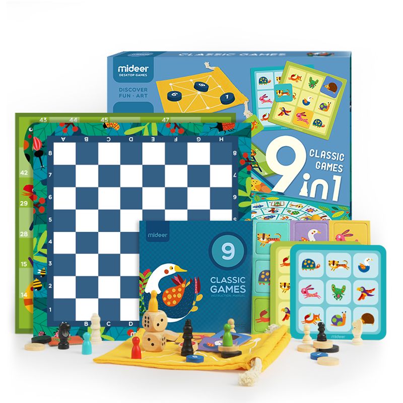 Mideer 9 in1 Classic Board Game Buy Online in South Africa