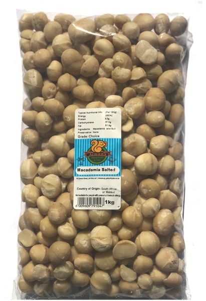 Alman's Macadamias 1kg Salted