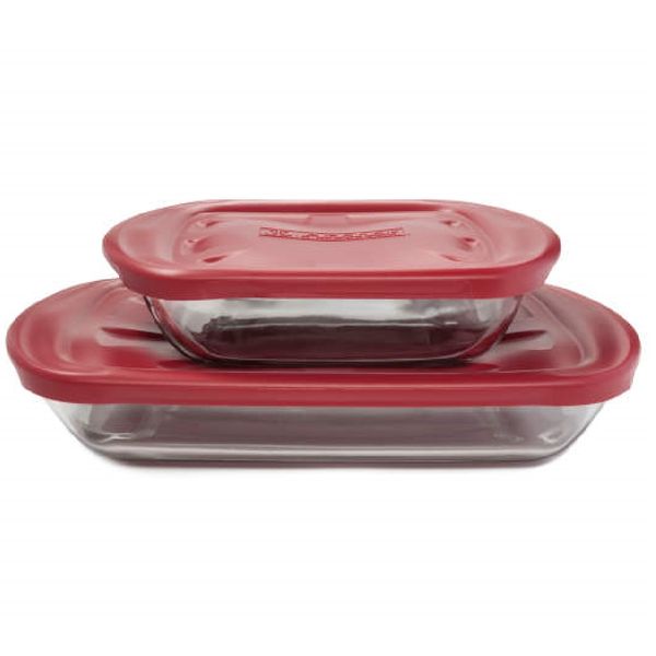 Anchor Hocking - Essentials Glass Baking Dish Value Pack - 4 Piece Set