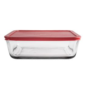 Anchor Hocking - Rectangular Glass Container with Lid 2.6 Litre | Buy ...