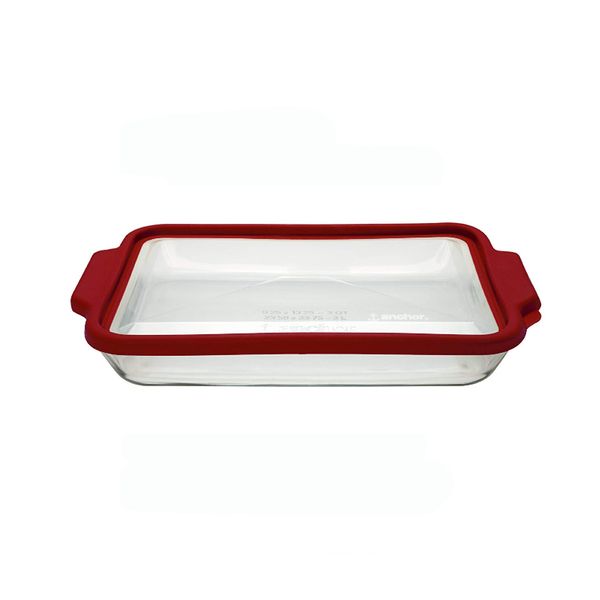 Anchor Hocking - TrueFit Glass Baking Dish with TrueFit Lid 2.85 Litre