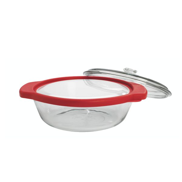 Anchor Hocking - TrueFit Glass Casserole with Lid Glass Cover 1.9 Litre
