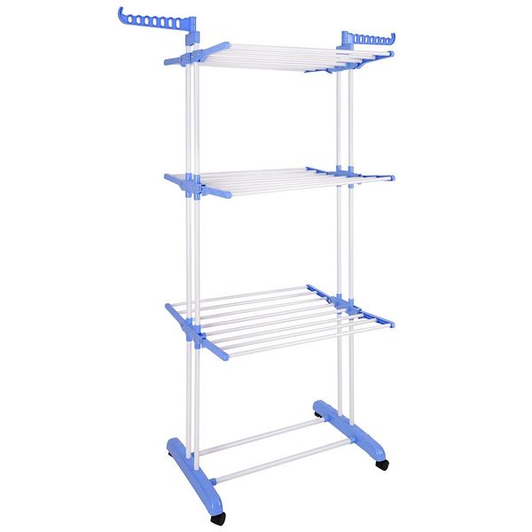 3 Layer Clothes Hanger - Blue