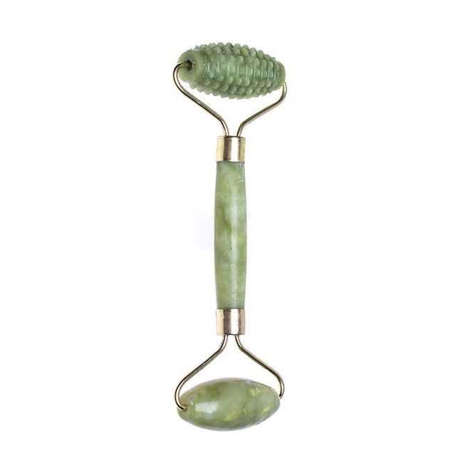 Jade Stone Derma Roller with Neck Massage Head | Shop Today. Get it ...