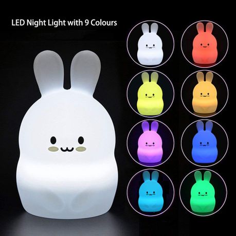 silicone rabbit night light