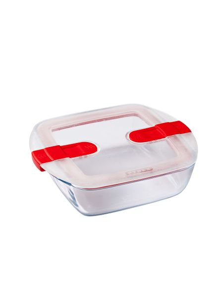 Pyrex Cook &amp; Heat Square Roaster with lid 20x17cm
