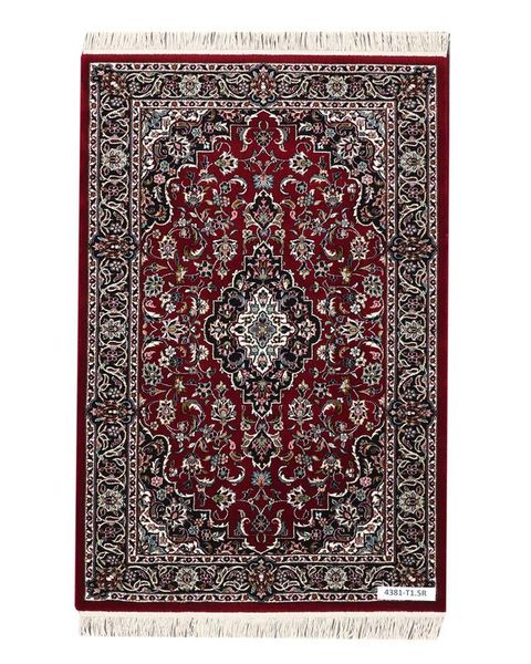 Apadana M-Kashan Red with Blue Kashan Design (SQ300x300)
