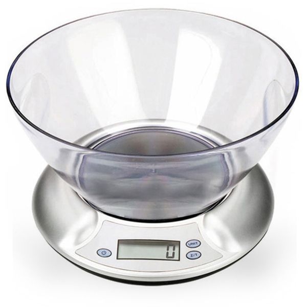 Ibili - Accesorios 2kg Digital Kitchen Scale &amp; Bowl