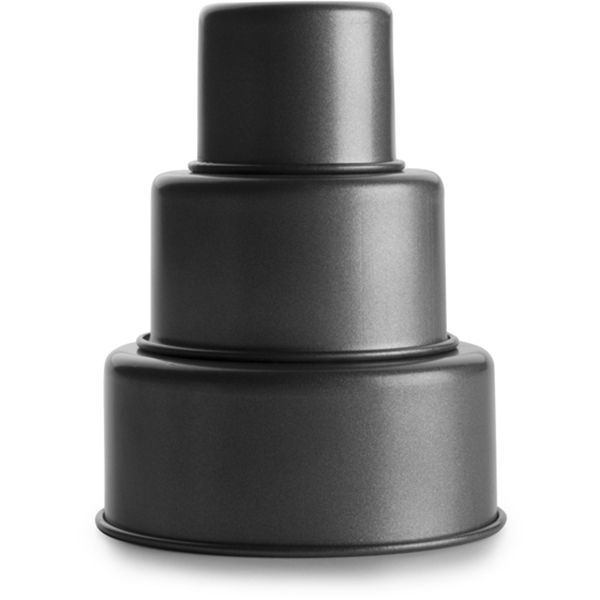 Ibili - Moka Set Of 3 Mini-Tiered Cake Pans