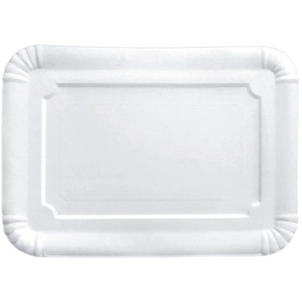 Ibili - Disposable Oblong Serving Plates Set Of 5 36cm