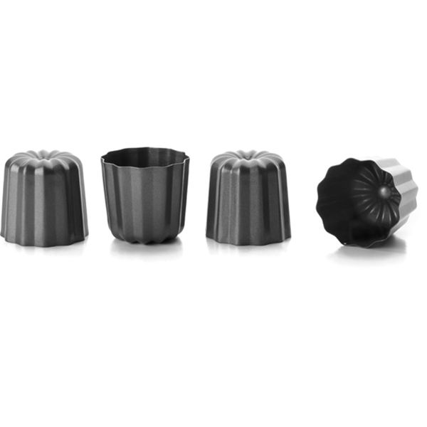 Ibili - Moka 6cm Canele Moulds Set Of 4
