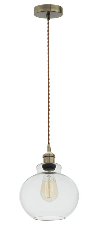 bronze round pendant light