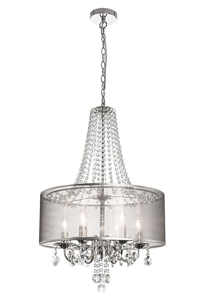 Bright Star Lighting Polished Chrome Pendant