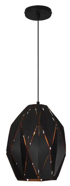 Bright Star Lighting Oval Metal Pendant