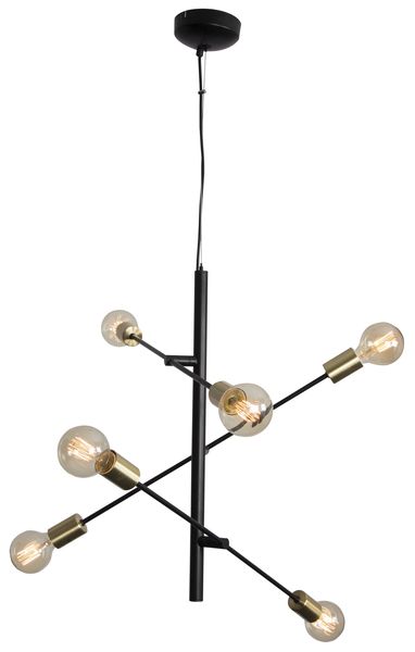 Bright Star Lighting Metal Pendant with Adjustable Arms